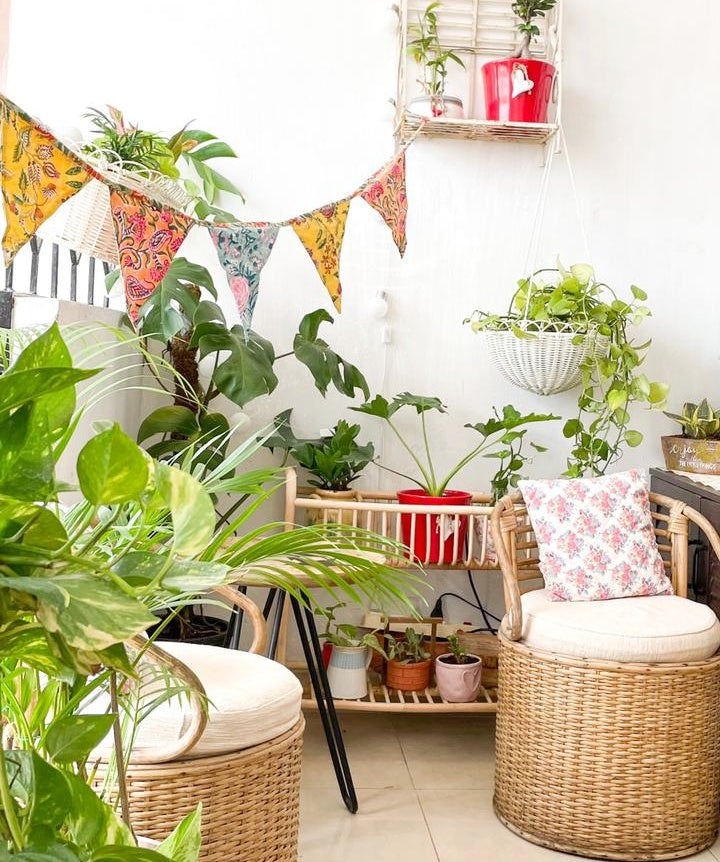 Colourful Fabric bunting - 60 inches