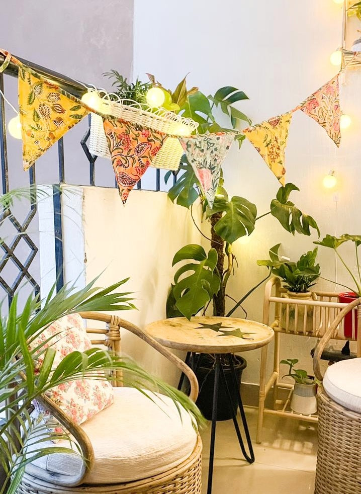 Colourful Fabric bunting - 60 inches