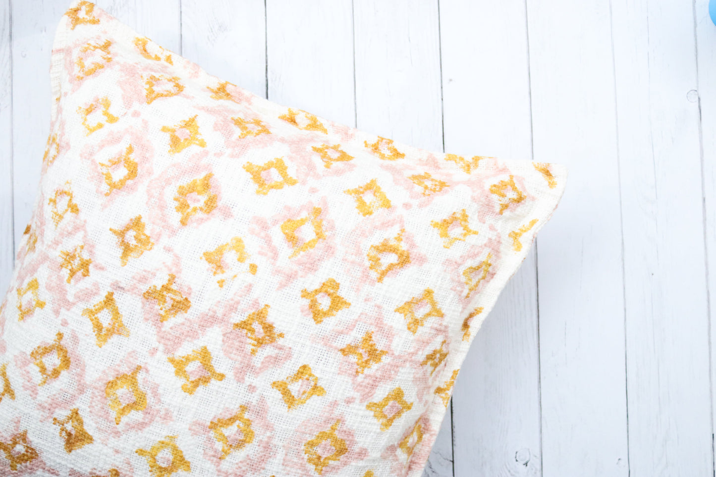 Block print cushion covers - Handloom cotton printed cushion covers - decorative cushion covers