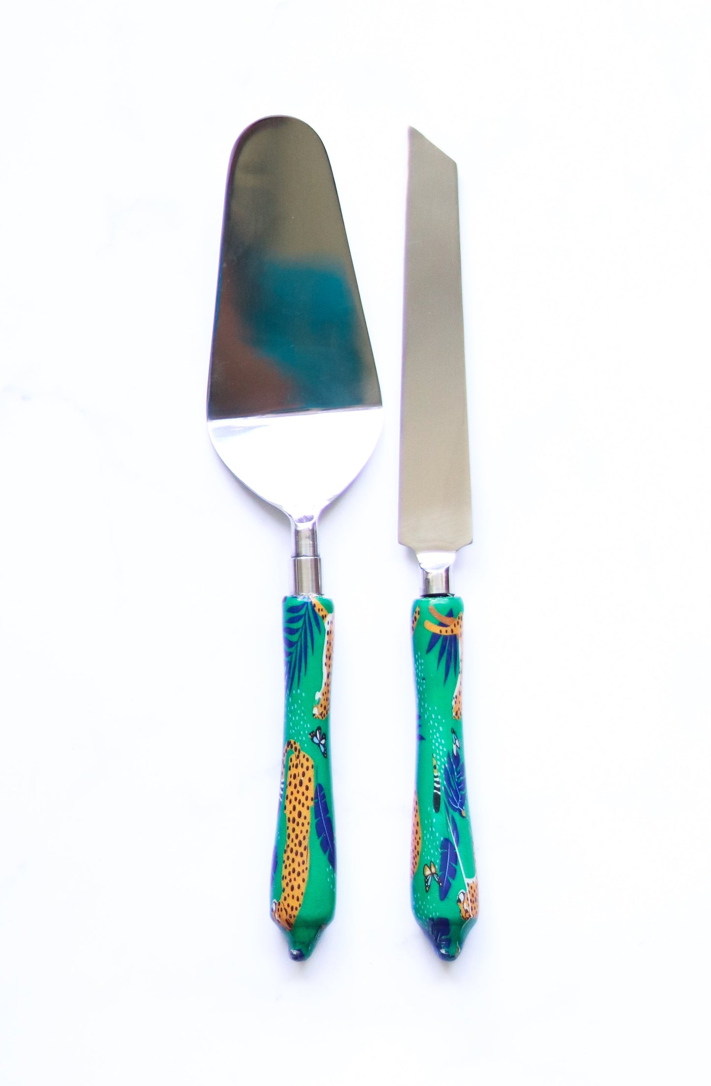 Cake server and knife set - Cake servers - cake cutting knife - Cake knife and server set - Fierce