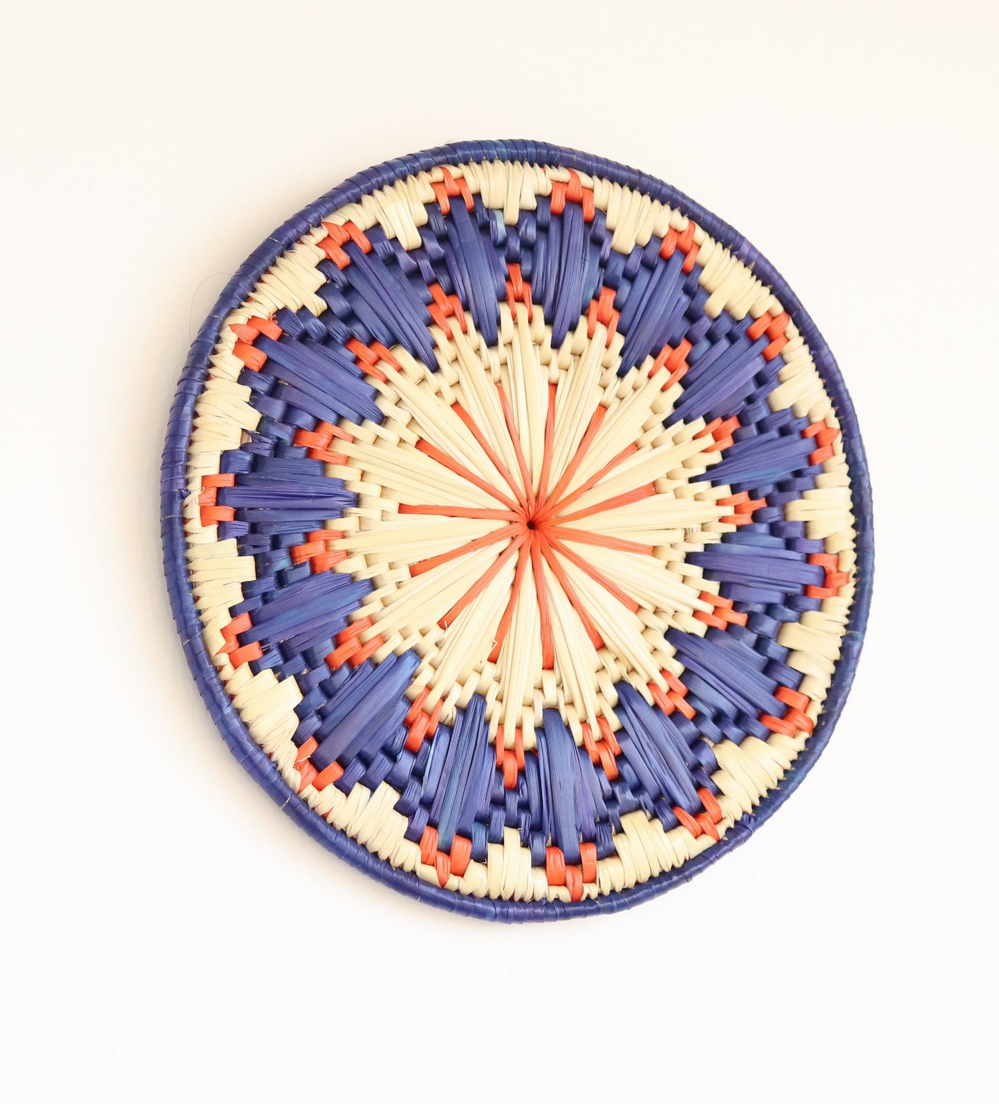 Decorative wall plates - Moonj grass basket - Wall basket for decor - Handwoven grass plate