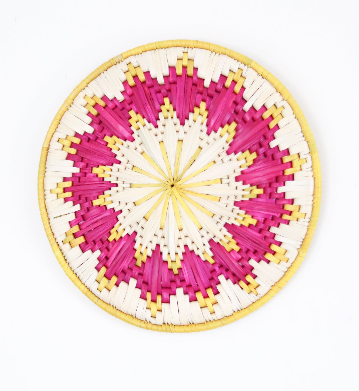 Decorative wall plates - Moonj grass basket - Wall basket for decor - Handwoven grass plate