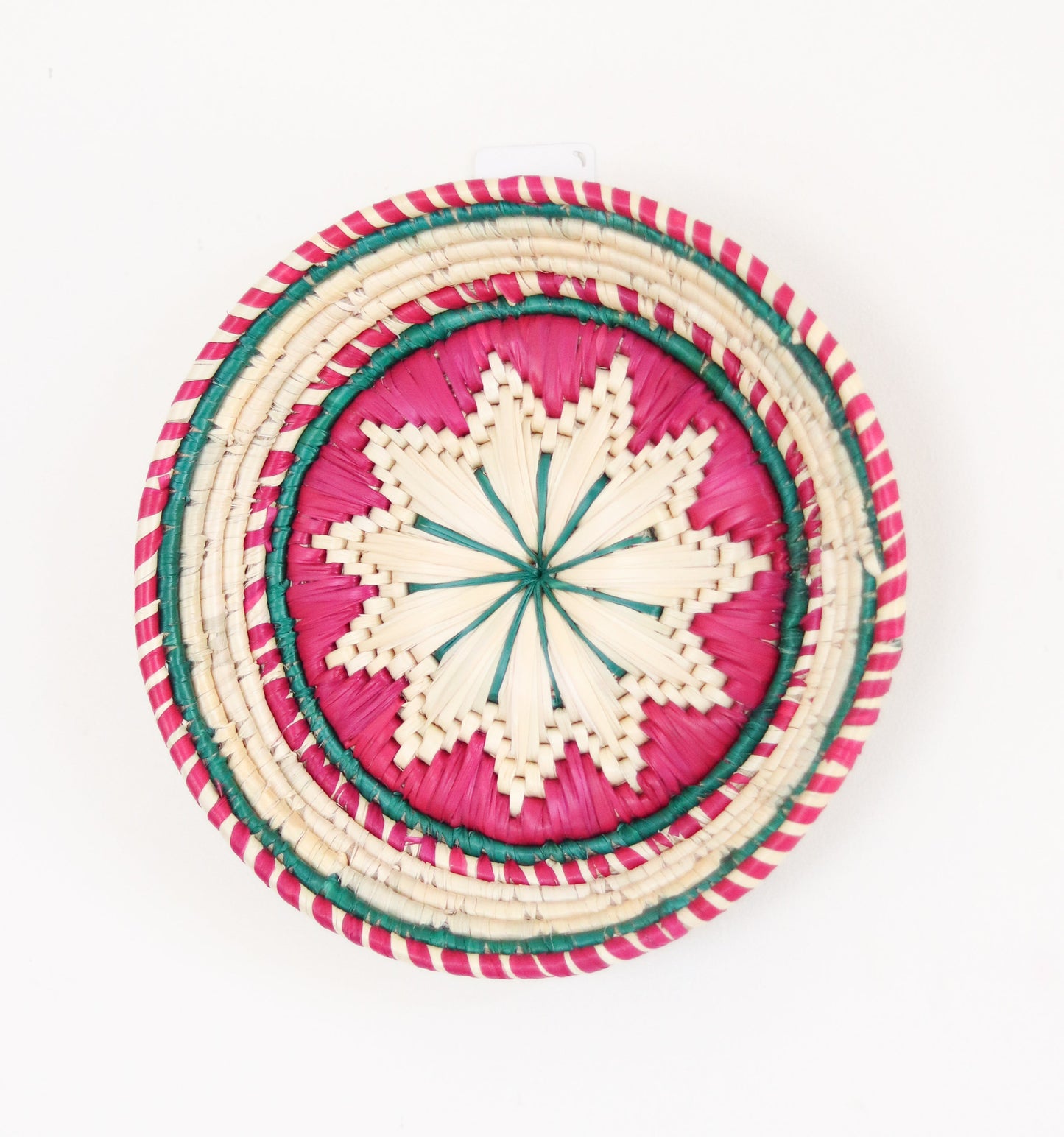 Decorative wall basket - Moonj grass basket - Wall basket for decor - Handwoven grass basket