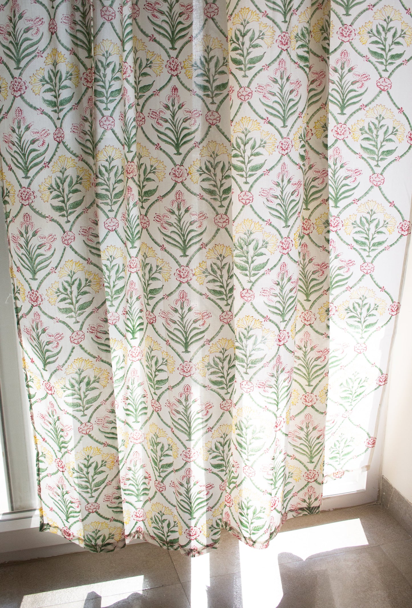 Sari inspired curtain - sheer curtains - Sold individually