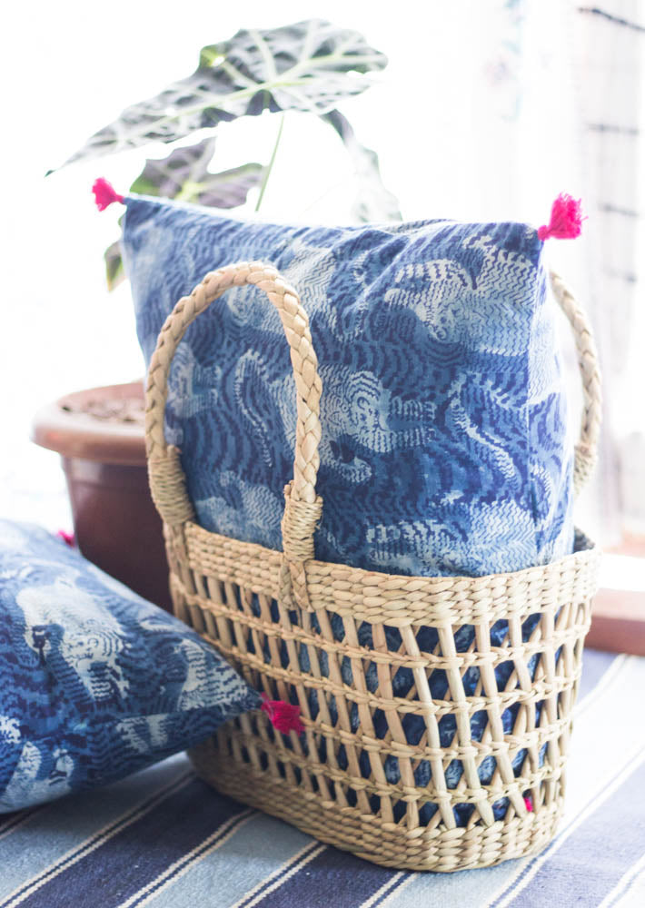 Tiger print Block print decorative cushion covers - 16x16 inches,18x18 inches, 20x20 inches