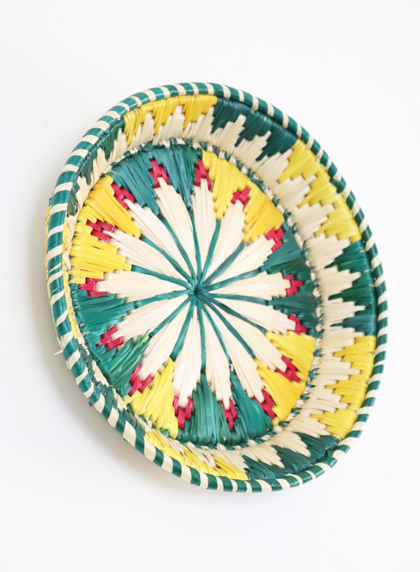 Decorative wall basket - Moonj grass basket - Wall basket for decor - Handwoven grass basket