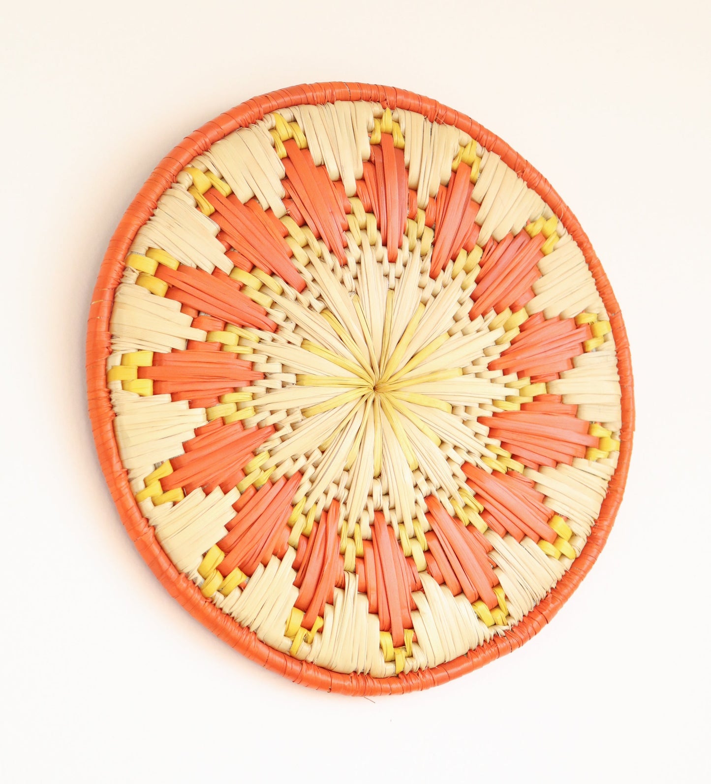 Decorative wall plates - Moonj grass basket - Wall basket for decor - Handwoven grass plate