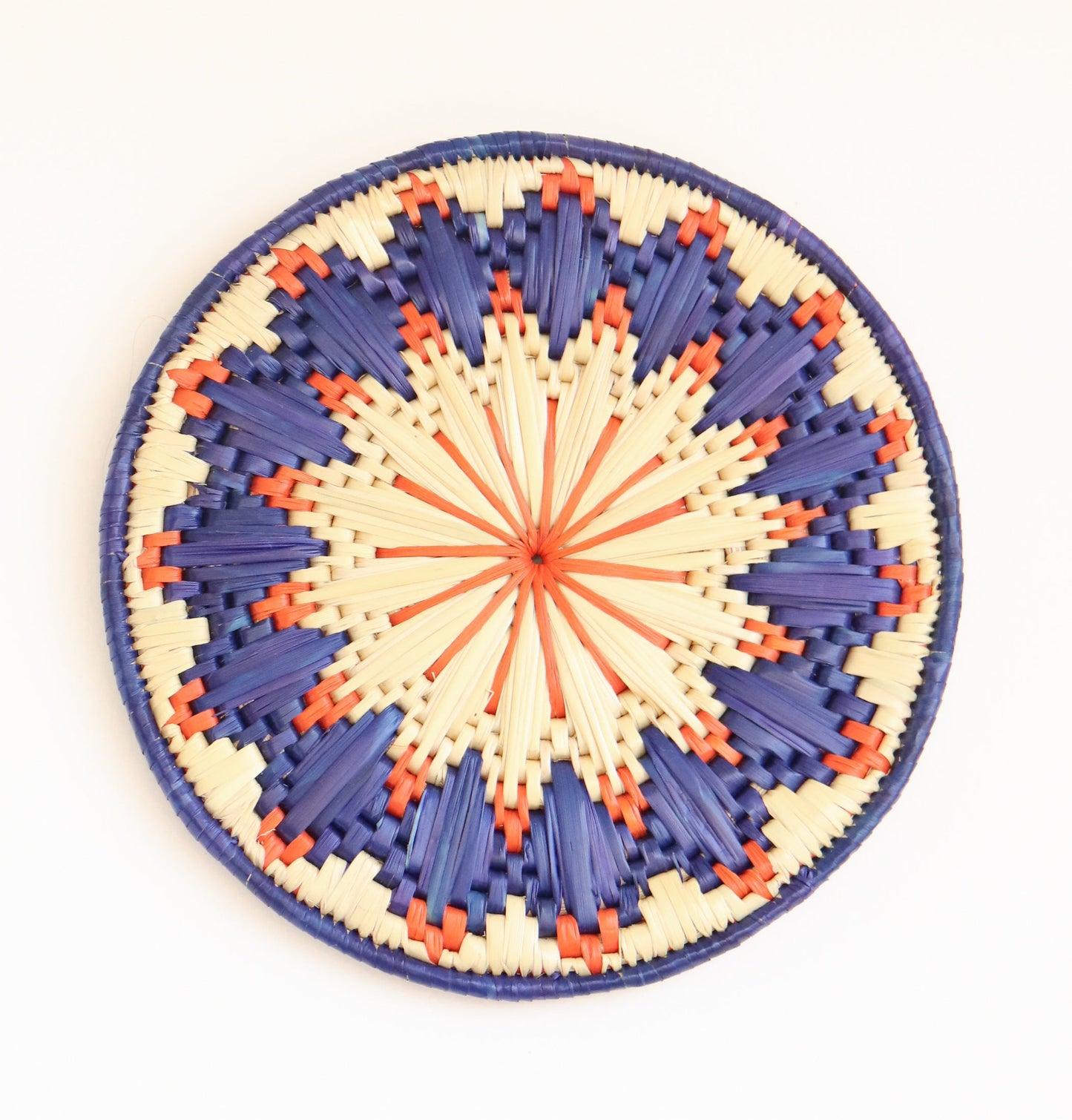 Decorative wall plates - Moonj grass basket - Wall basket for decor - Handwoven grass plate